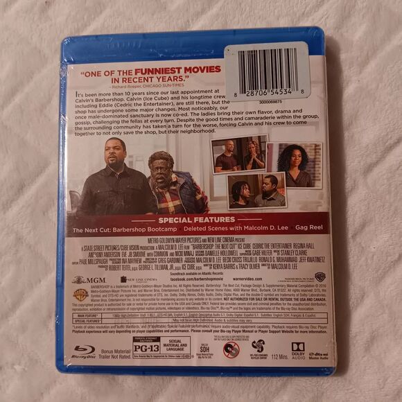 Barbershop: The Next Cut (BLU-RAY DISC, 2016) *BRAND NEW - Picture 2 of 2